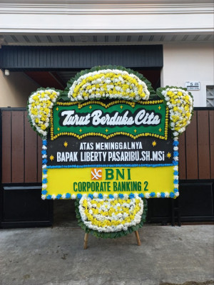 Papan Bunga Duka di Jiko Cobo