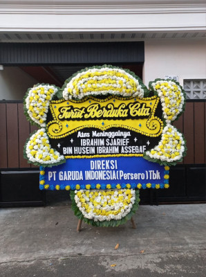Papan Bunga Duka di Jiko Cobo