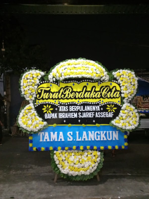 Papan Bunga Duka di Jiko Cobo