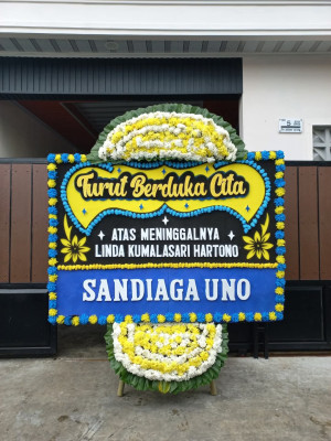 Papan Bunga Duka di Jiko Cobo