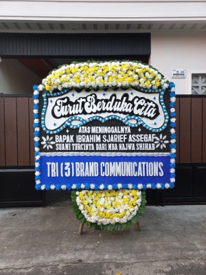 Papan Bunga Duka di Jiko Cobo